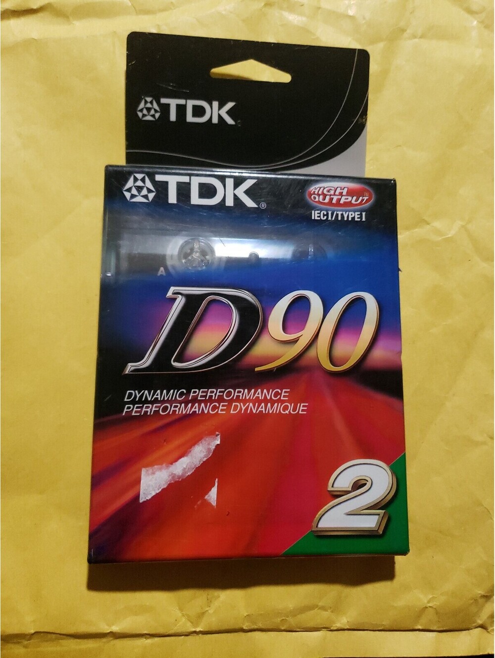 TDK D90 Recordable Blank Cassette Tapes x2 Sealed New